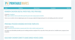 Desktop Screenshot of printablewares.com